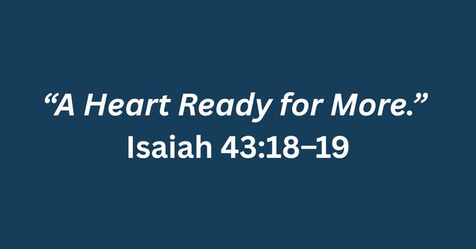 A Heart Ready For More