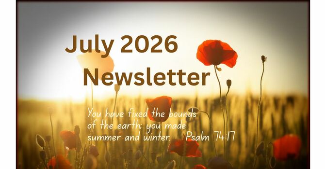 July 2026 Newsletter image