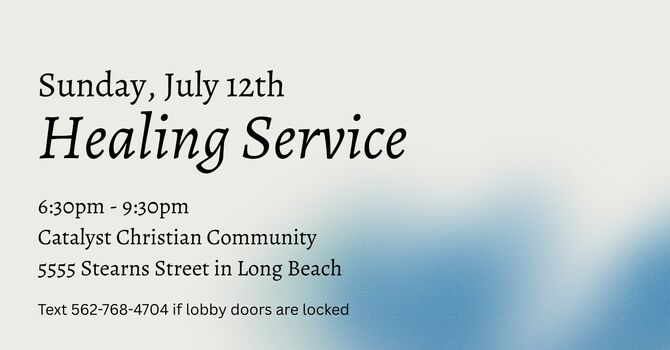 Healing Service