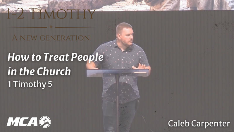 How to Treat People in the Church