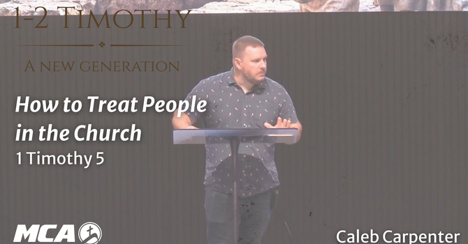 How to Treat People in the Church