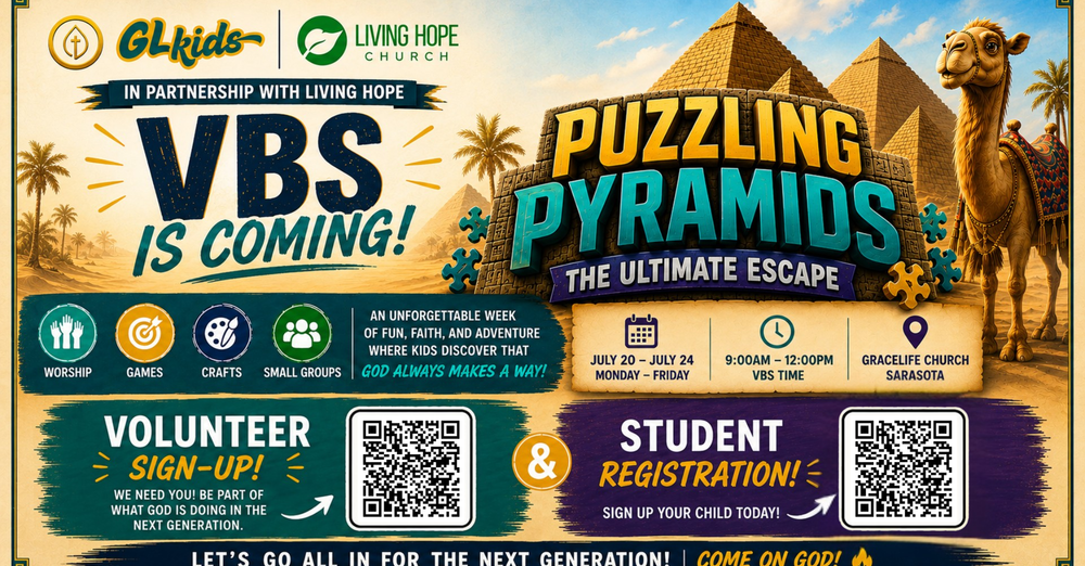 GraceLife VBS 2026: Puzzling Pyramids