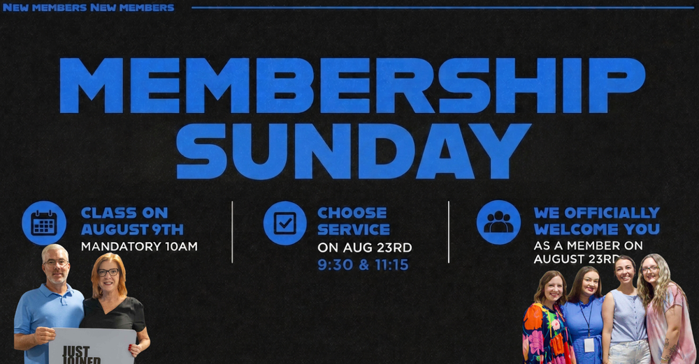 Membership Sunday 