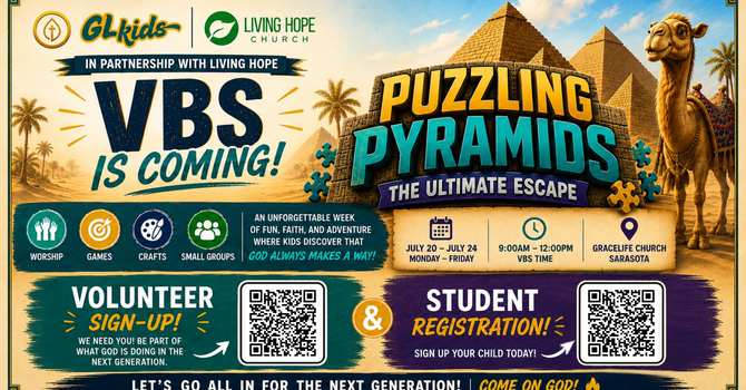 GraceLife VBS 2026: Puzzling Pyramids