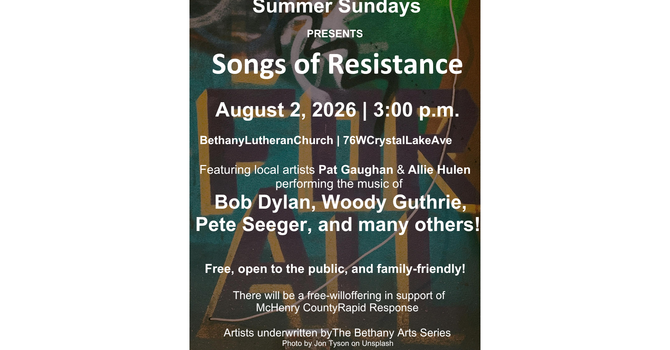 Summer Sundays:  Songs of Resistance