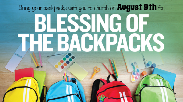 Backpack Blessing!