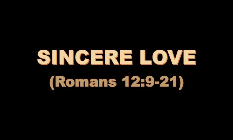 SINCERE LOVE