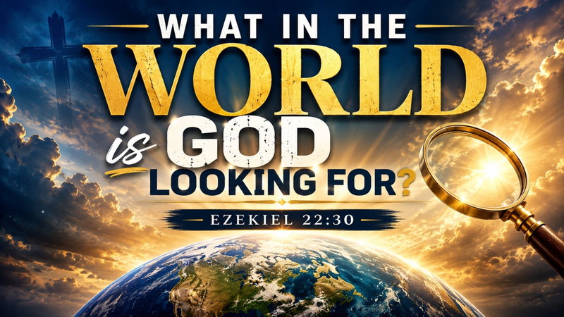 What in the World is God Looking for?