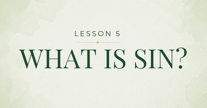 What is Sin?