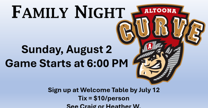 Altoona Curve Family Night Baseball Game
