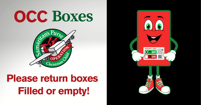 Operation Christmas Child Shoebox Return & Prayer