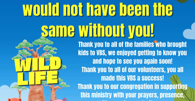 Thank You VBS!