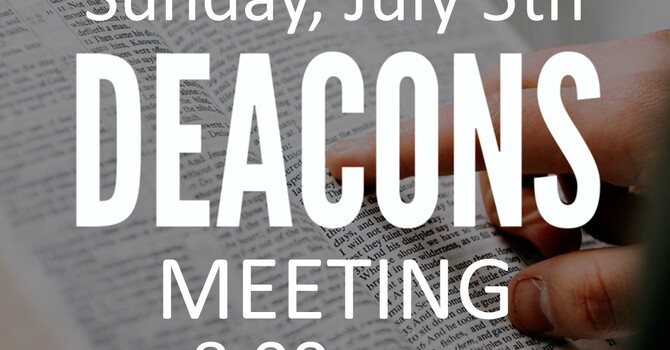 Deacon's Meeting