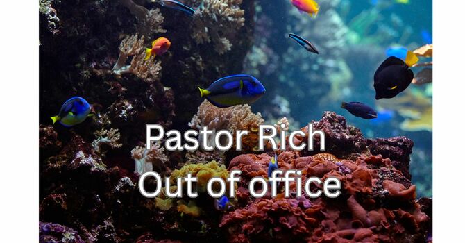 Pastor Rich out of office
