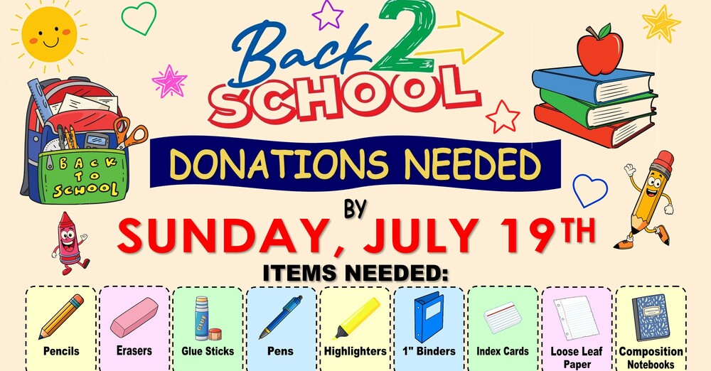 Back 2 School Donations