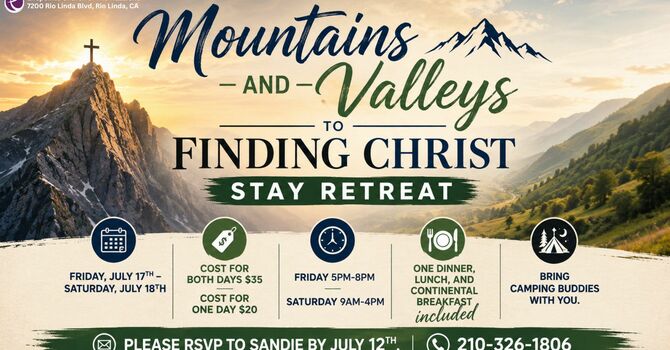 Mountains and Valleys to Finding Christ