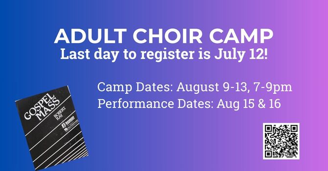 Adult Choir Camp