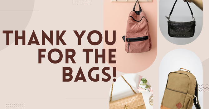 Backpacks & Purse Drive - Thank You! image