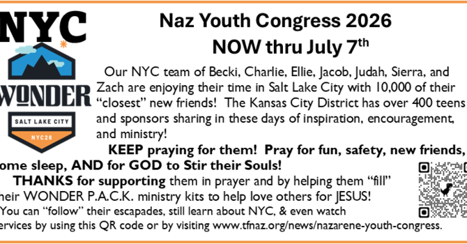 Nazarene Youth Congress - It's HAPPENING ... image