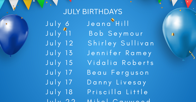 July Birthdays