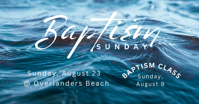 Baptism Sunday