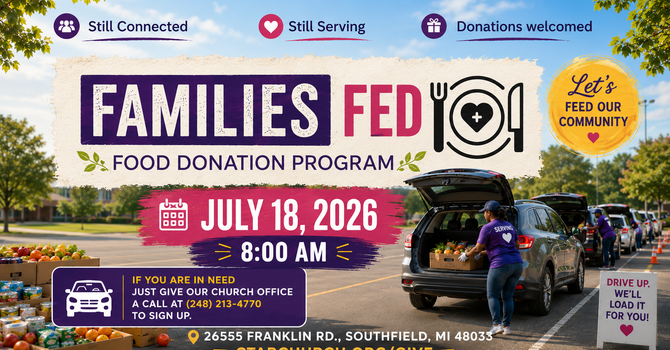 Families Fed Food Distribution