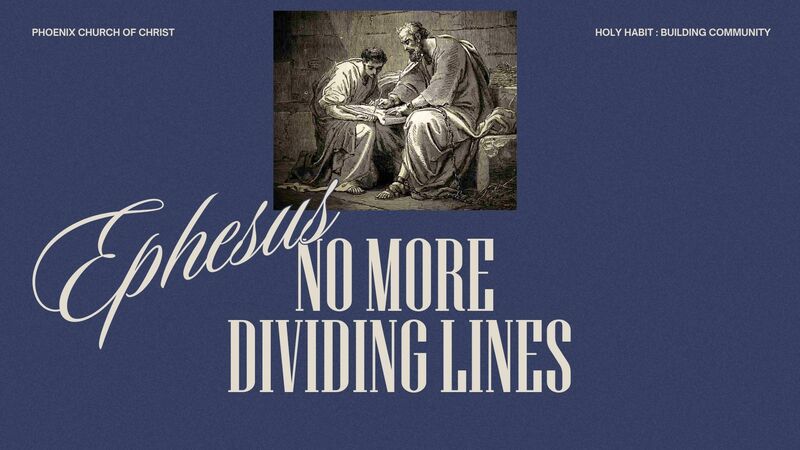 No More Dividing Lines 