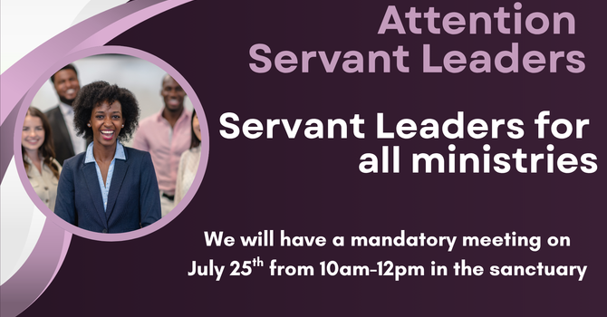 Servant Leader Meeting