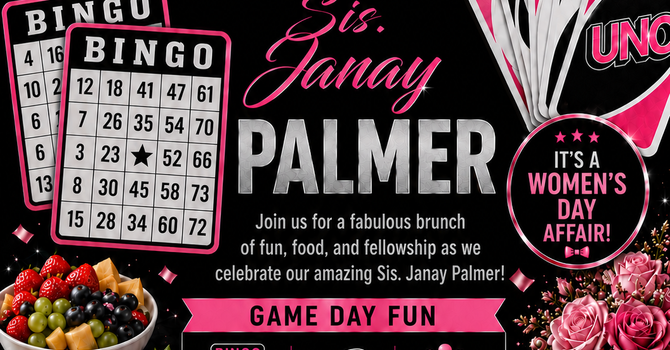 Fellowship and Game Day Brunch w/ Sis. Palmer
