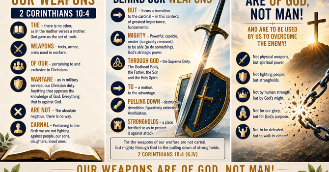 Corporate Prayer: Our Weapons Are of God