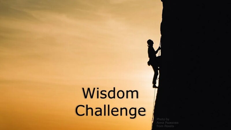 Wisdom Challenge