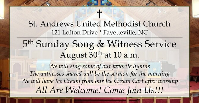5th Sunday Song & Witness Service