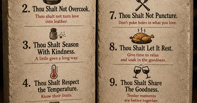 "The Ten(der) Commandments" 