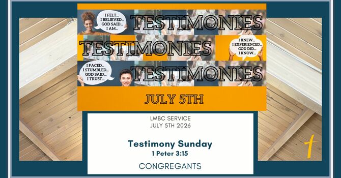Bulletin for Sunday, July 5th, 2026