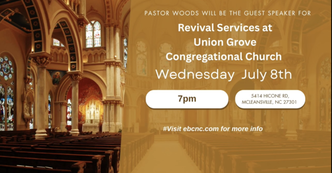 Union Grove Congregational Revival 2026 image
