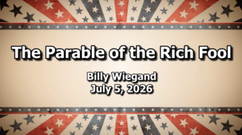 The Parable of the Rich Fool