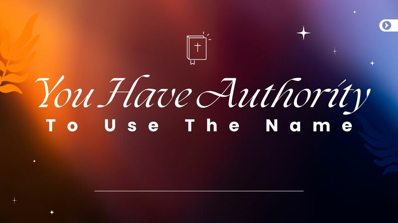 You Have Authority To Use The Name