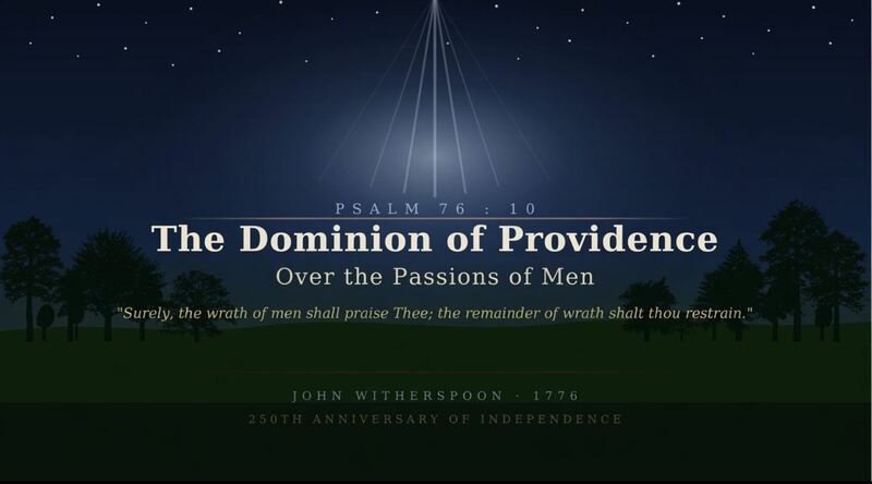 The Divine Providence Over the Passions of Men
