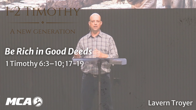 Be Rich In Good Deeds