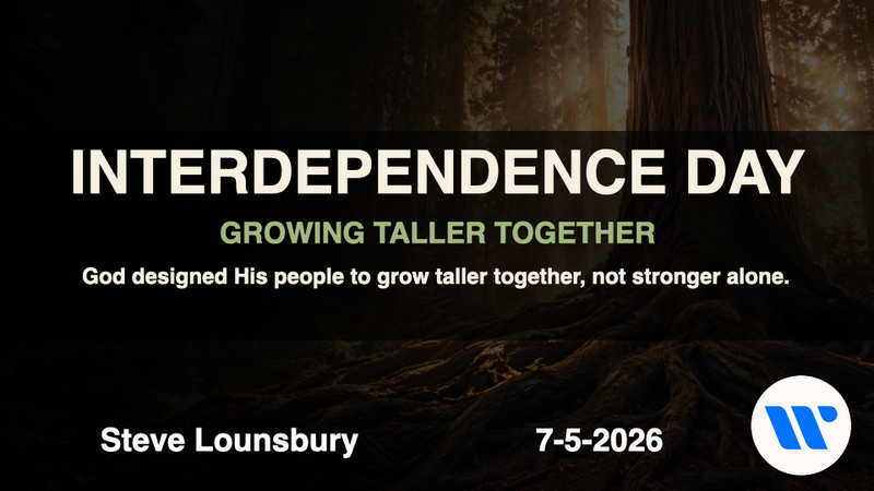 Interdependence Day ~ Grow Taller Together