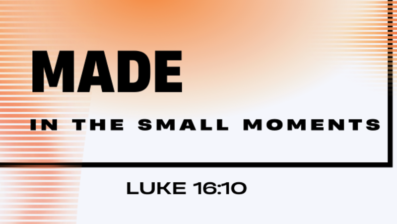 Made in the Small Moments