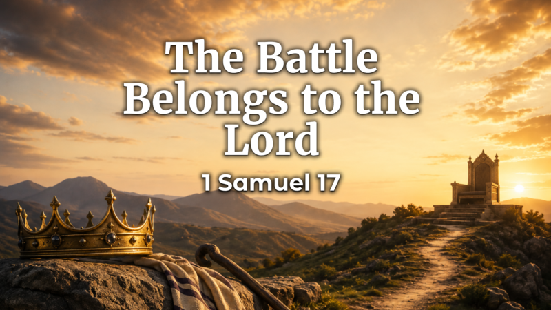 The Battle Belongs to the Lord