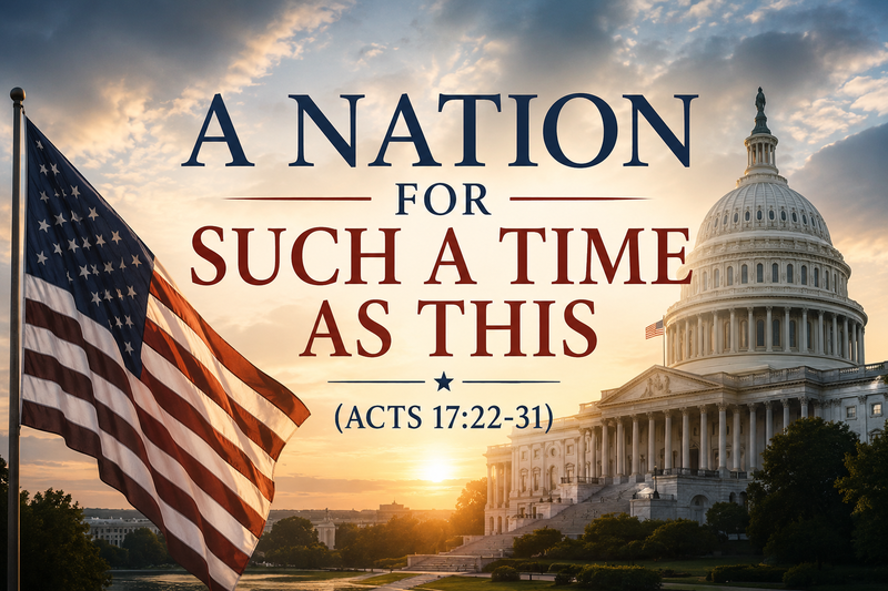 A Nation for Such a Time as This