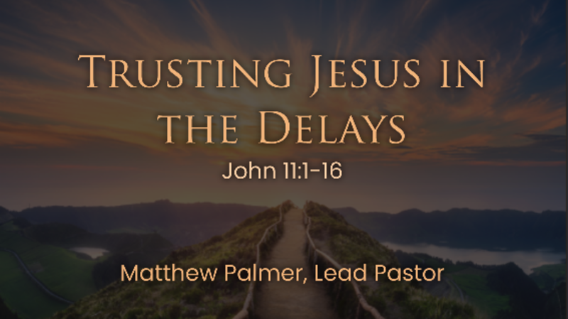Trusting Jesus in the Delays