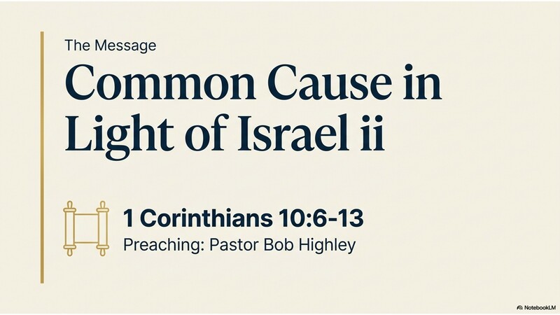 Common Cause in Light of Israel ii