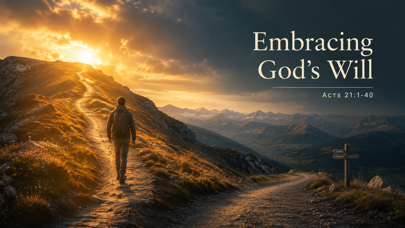 Embracing God's Will
