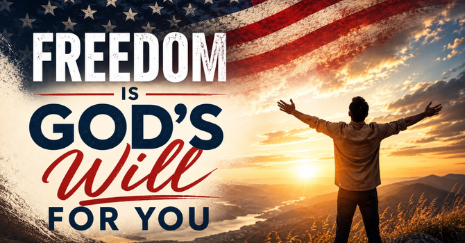 Freedom is God's Will for You