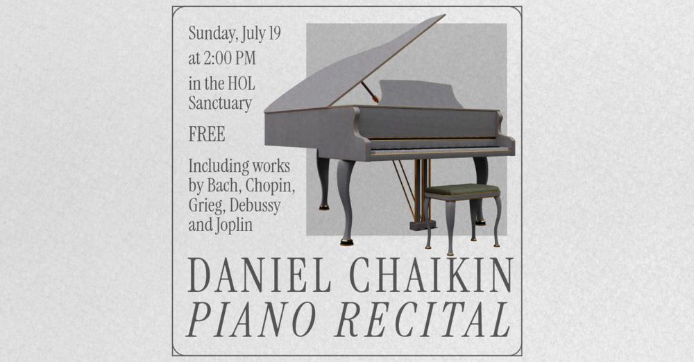 Piano Recital with Daniel Chaikin