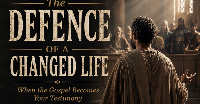 The Defence of a Changed Life: When the Gospel Becomes Your Testimony