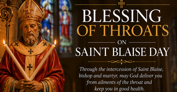 Blessing of Throats for Saint Blaise' Day